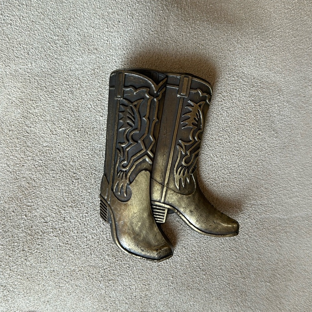 Boots. Bronze/Brass Buckle